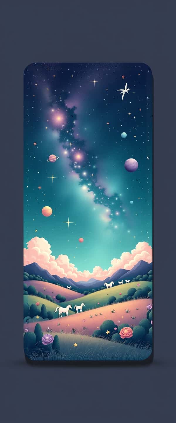 Celestial Horsescape Phone Case Celestial Horsescape Phone Case