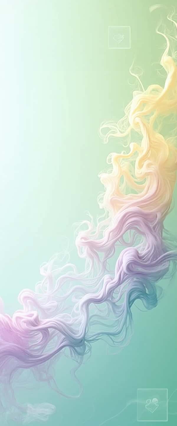 Flowing Smoke Abstract Design Phone Case