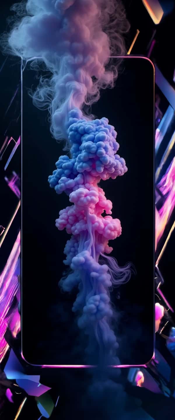 Neon Vapor Cloud Art Phone Case Neon Vapor Cloud Art Phone Case