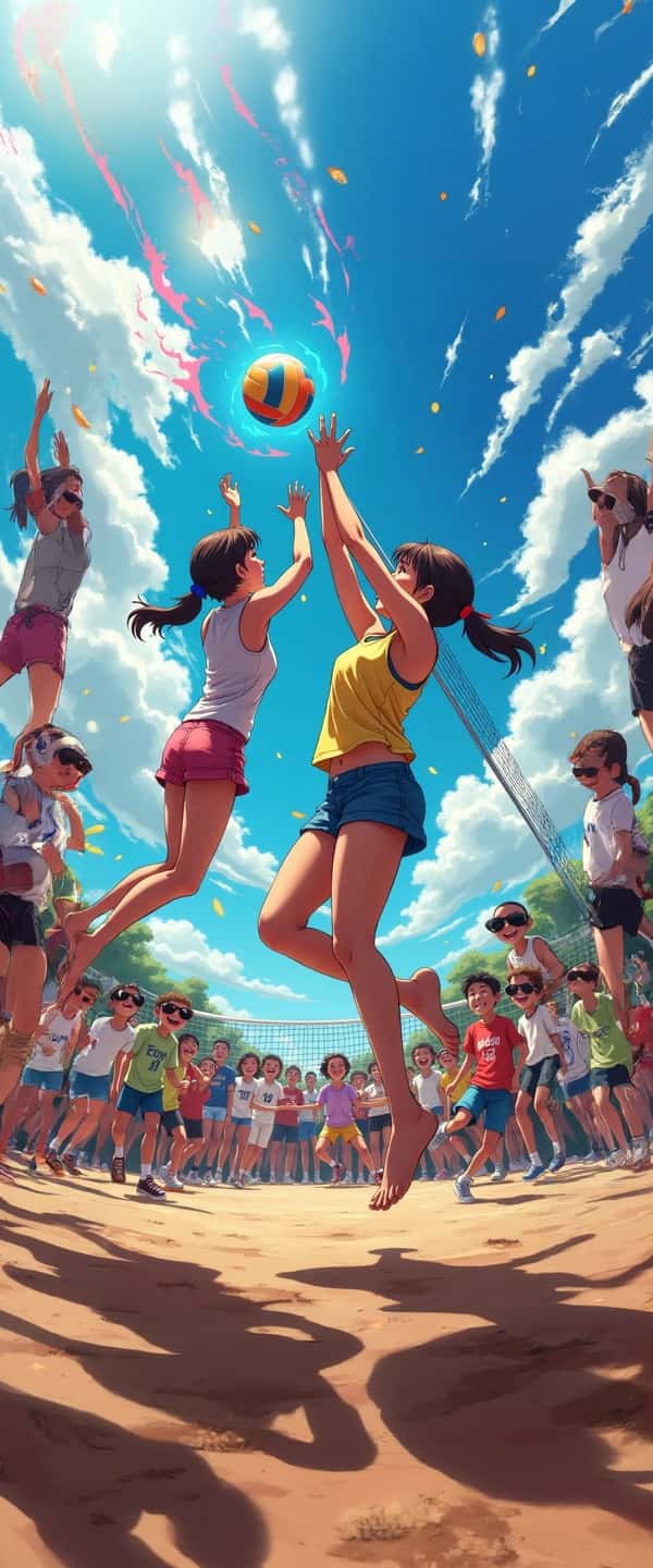 Epic Volleyball Anime Scene Phone Case Epic Volleyball Anime Scene Phone Case