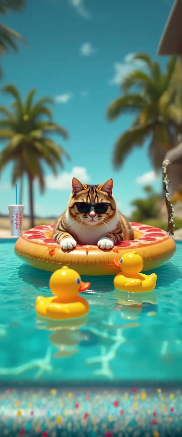 Grumpy Cat on Pizza Slice Phone Case Grumpy Cat on Pizza Slice Phone Case