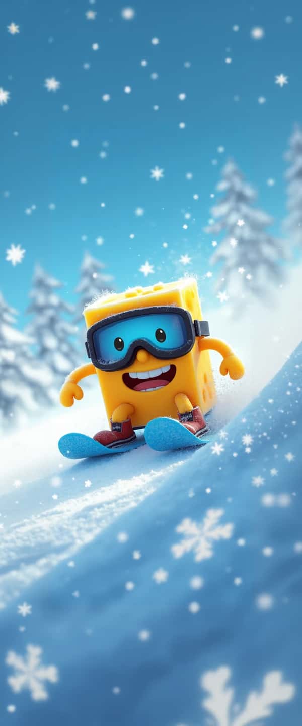 Cheeky Butter Block on Sled Phone Case Cheeky Butter Block on Sled Phone Case