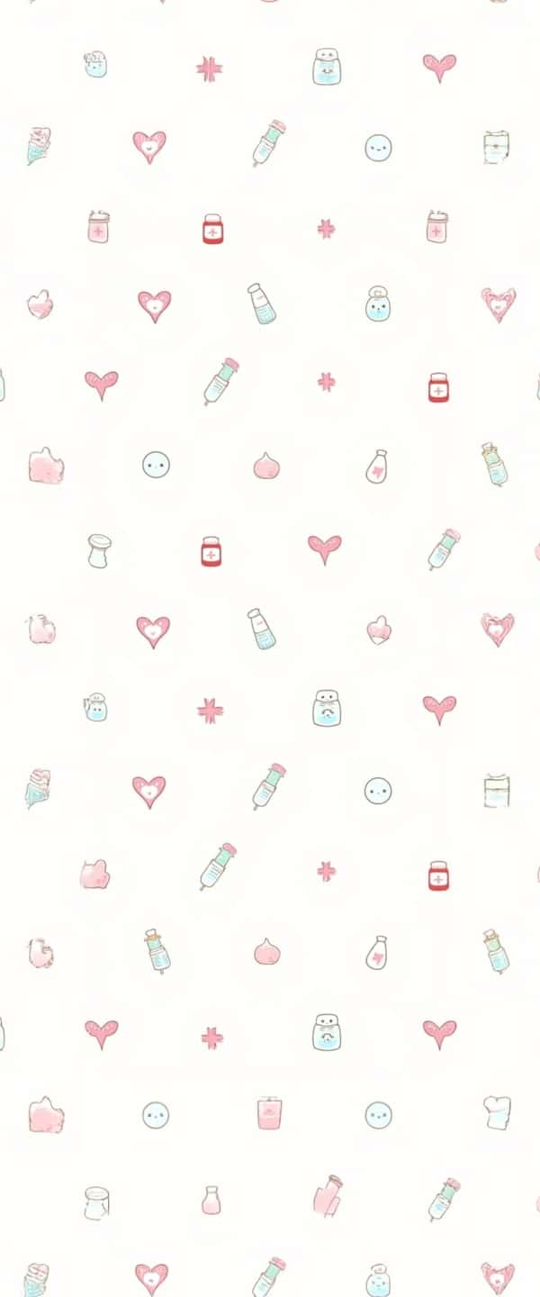 Nurse-Themed Pattern Design Phone Case