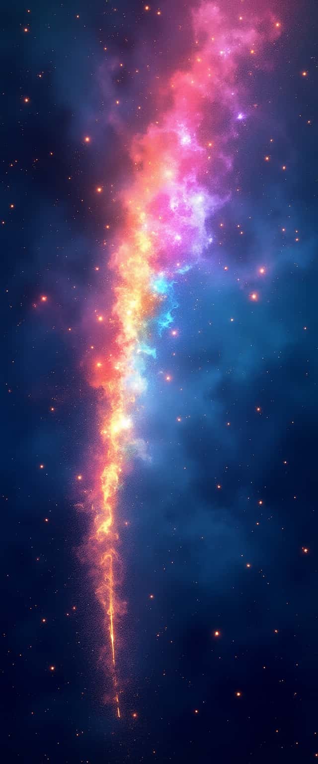 Cosmic Nebula Scene with Planet Phone Case Cosmic Nebula Scene with Planet Phone Case