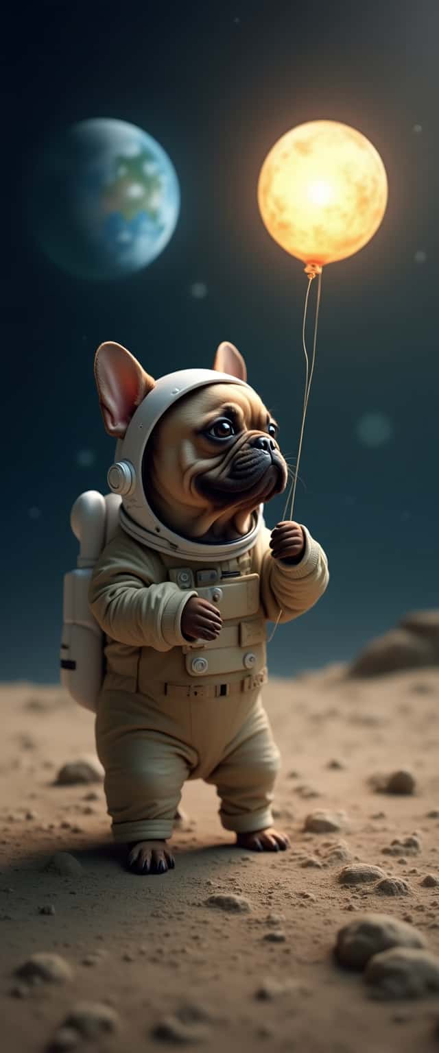 Dapper Frenchie Astronaut Portrait Phone Case Dapper Frenchie Astronaut Portrait Phone Case