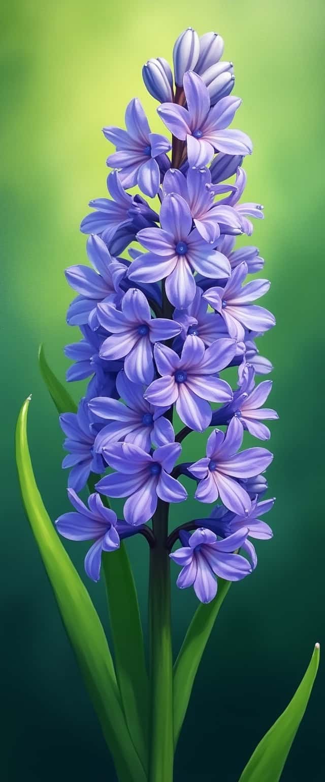 vibrant hyacinth floral design Phone Case vibrant hyacinth floral design Phone Case