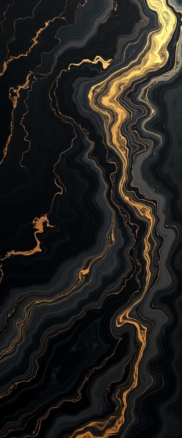 Elegant Marbled Black and Gold Background Phone Case Elegant Marbled Black and Gold Background Phone Case