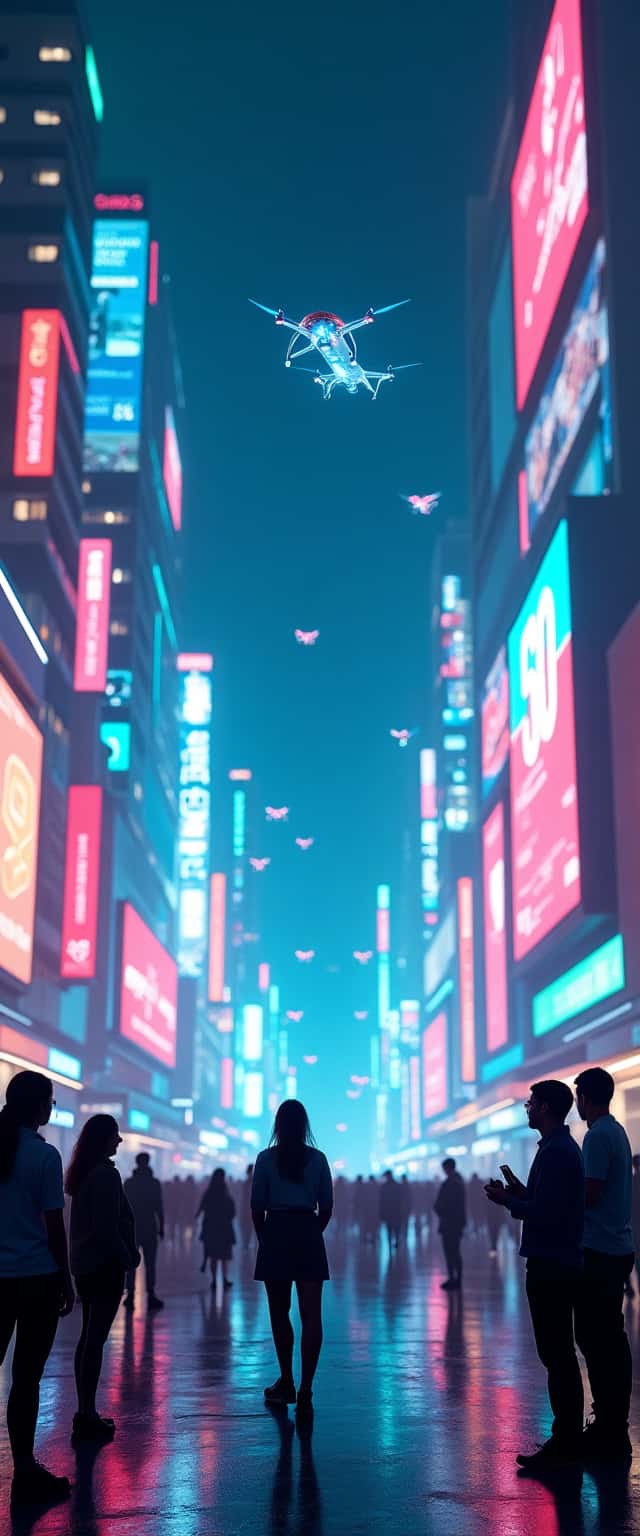 Futuristic City Skyline at Dusk Phone Case Futuristic City Skyline at Dusk Phone Case