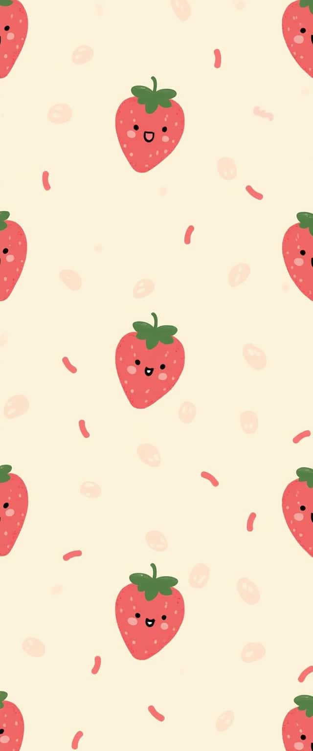 Cute Strawberry Pattern Design Phone Case Cute Strawberry Pattern Design Phone Case