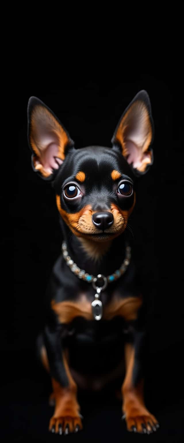 Miniature Pinscher Portrait Phone Case
