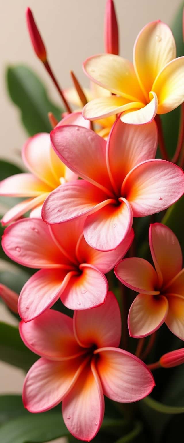 Tropical Flower Arrangement Phone Case Tropical Flower Arrangement Phone Case