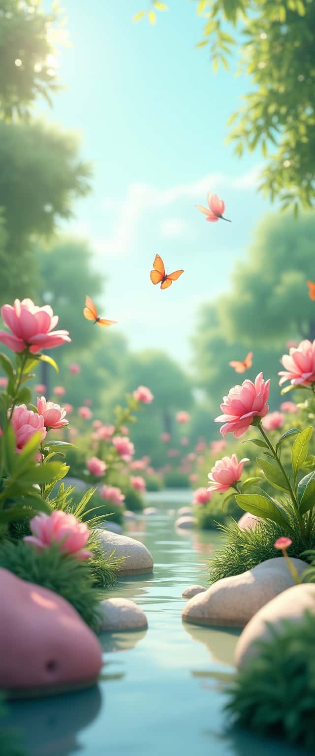 Serene Nursery Garden Layout Phone Case Serene Nursery Garden Layout Phone Case