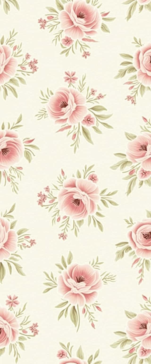 Vintage Floral Pattern Design Phone Case Vintage Floral Pattern Design Phone Case