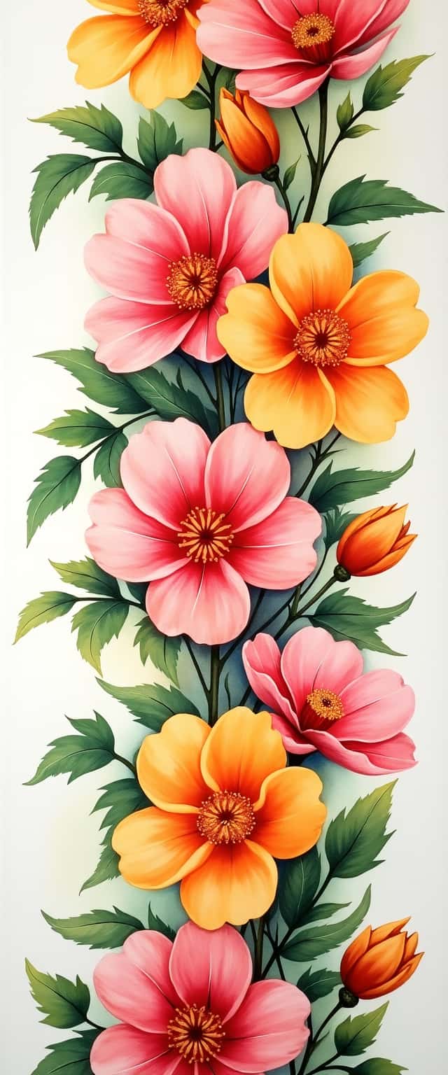 Oversized Blooming Flower Arrangement Phone Case Oversized Blooming Flower Arrangement Phone Case