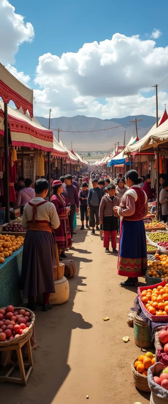 Mongolian Market Scene Phone Case Mongolian Market Scene Phone Case