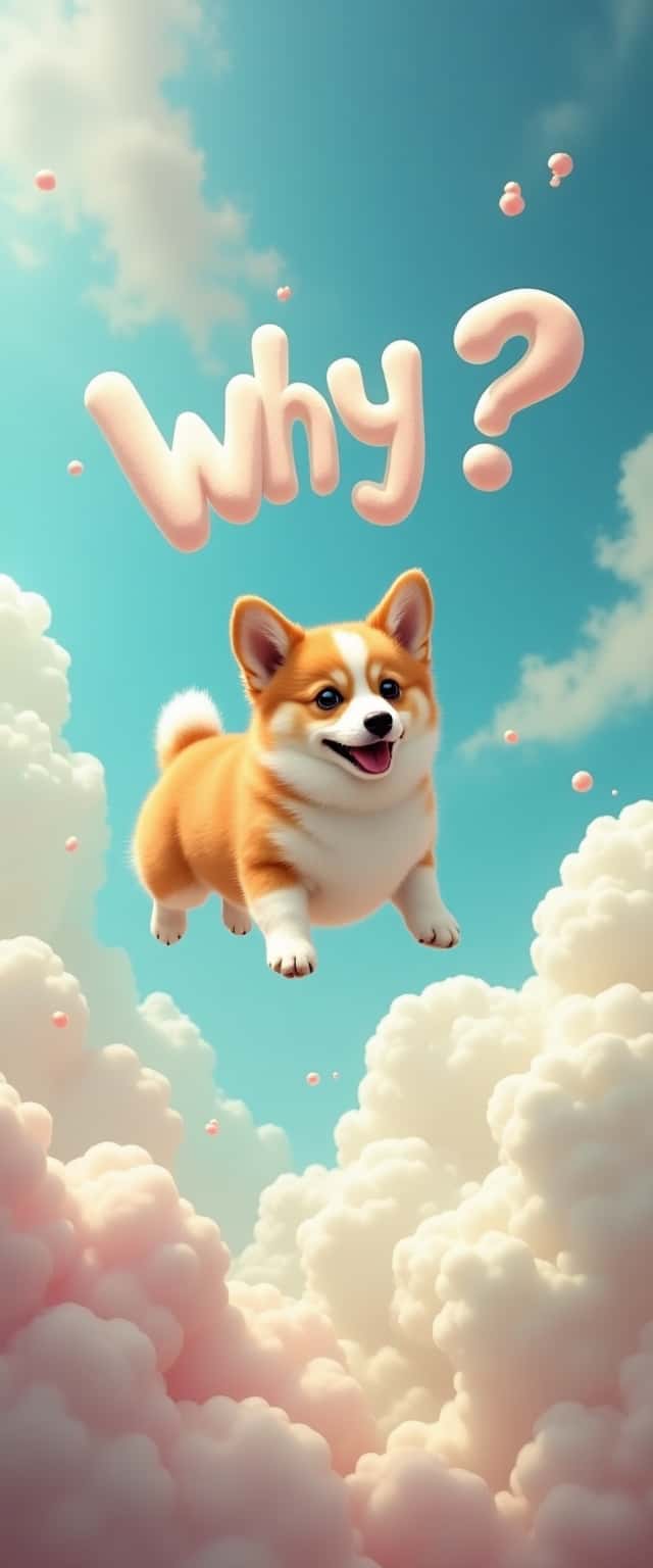 Corgi in Colorful Clouds Phone Case Corgi in Colorful Clouds Phone Case