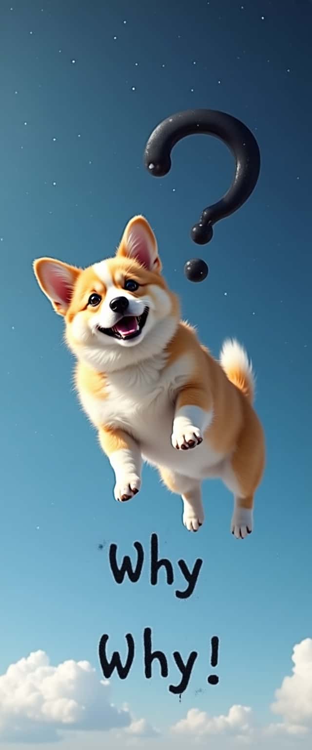 Surreal Floating Corgi Design Phone Case Surreal Floating Corgi Design Phone Case