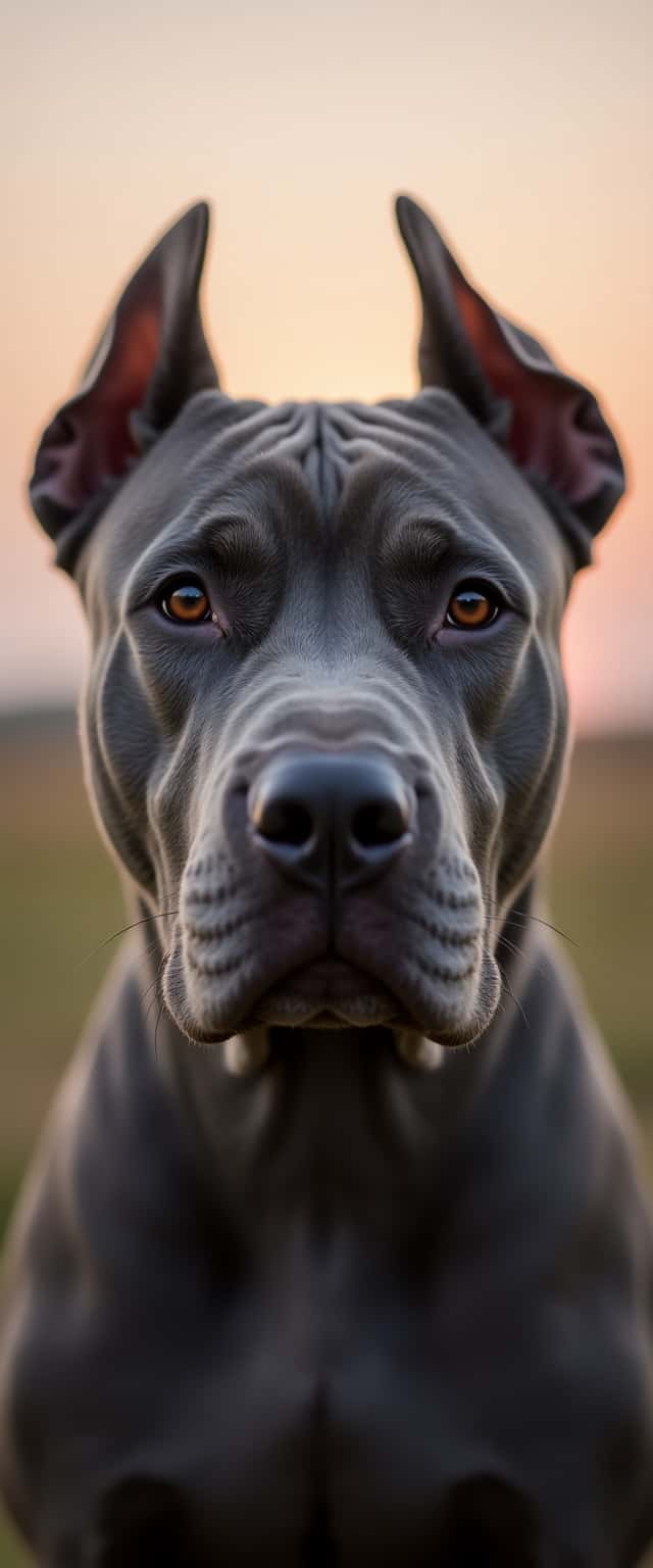 Grey Cane Corso Portrait Phone Case Grey Cane Corso Portrait Phone Case