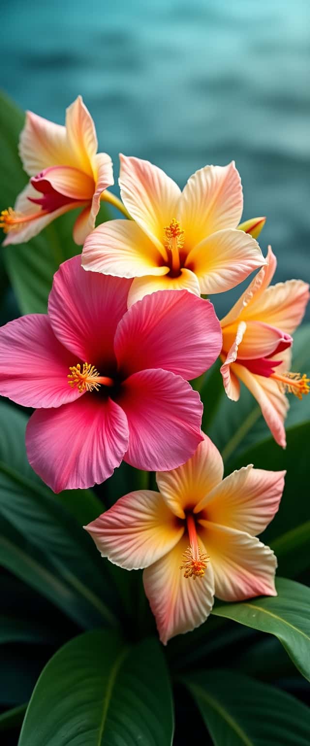 Vibrant Tropical Flower Close-Up Phone Case Vibrant Tropical Flower Close-Up Phone Case