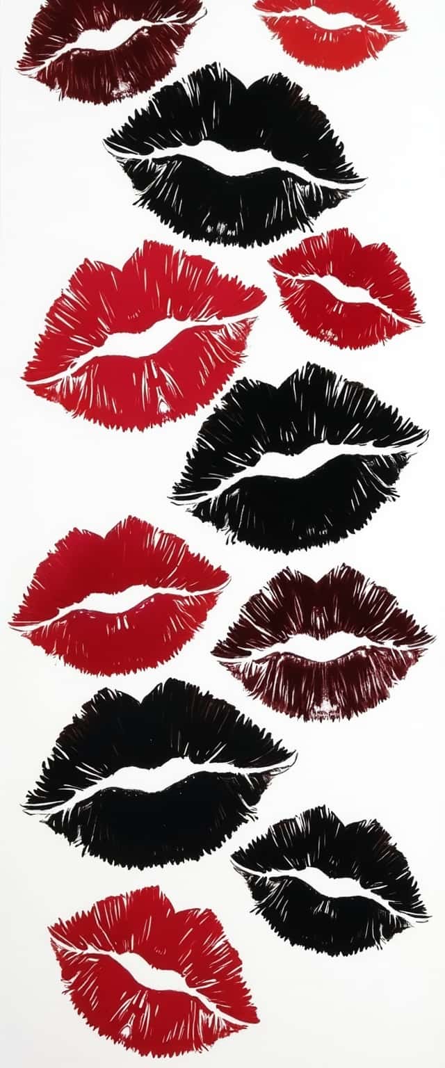 Bold Lipstick Kiss Prints Design Phone Case Bold Lipstick Kiss Prints Design Phone Case