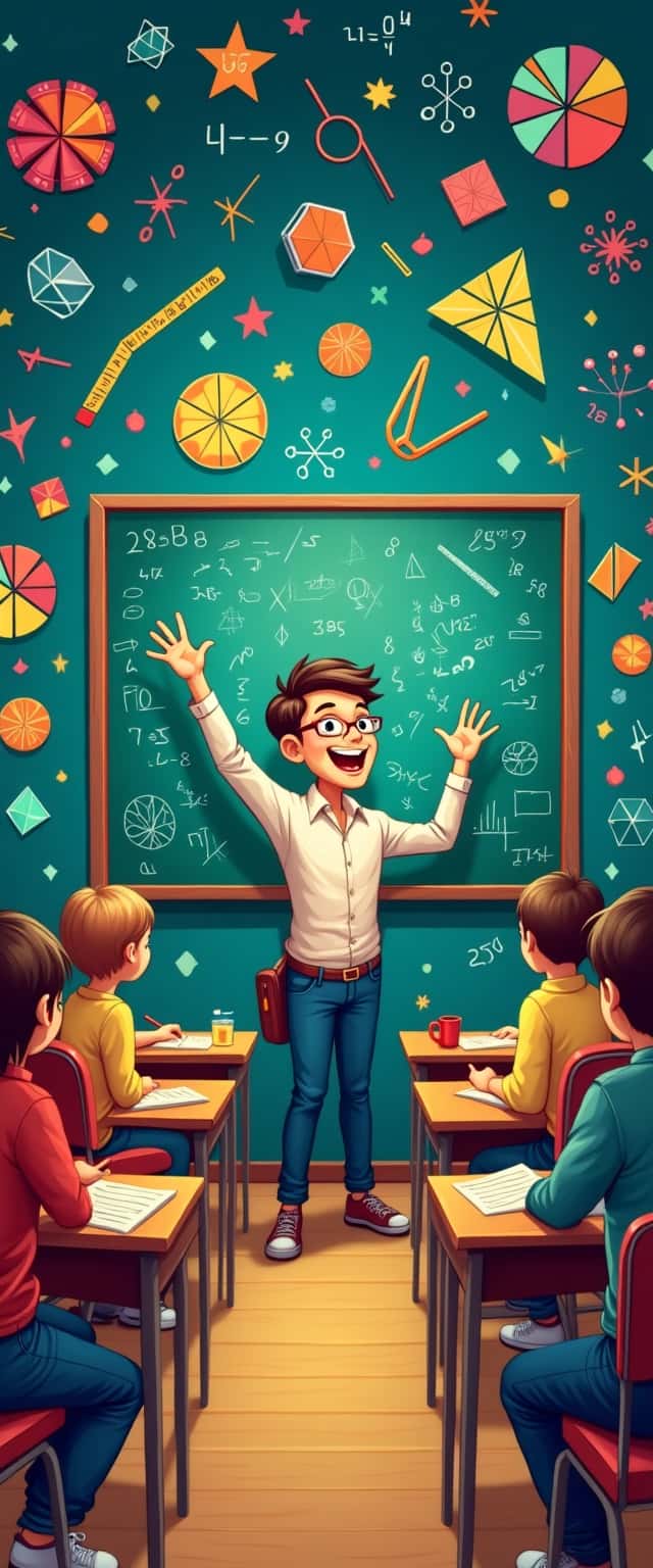 Vibrant Classroom Math Scene Phone Case Vibrant Classroom Math Scene Phone Case