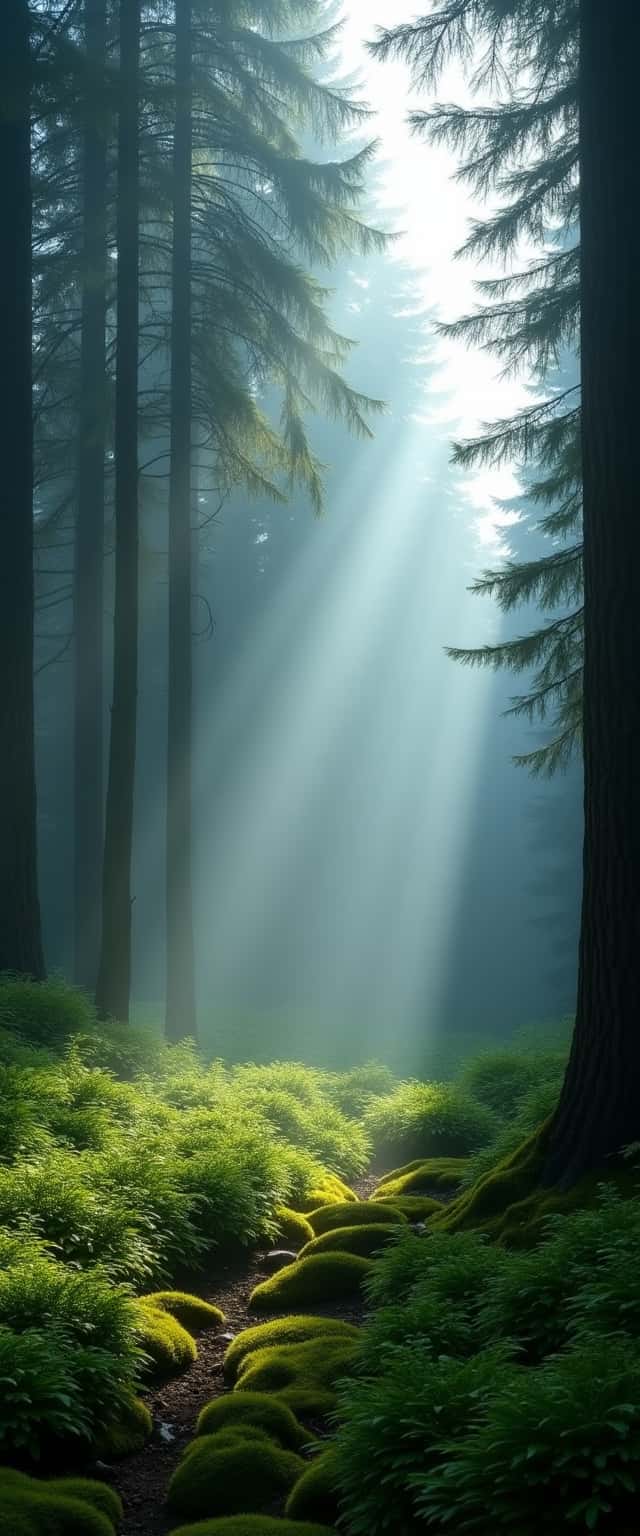 Enchanted Scandinavian Night Forest Phone Case