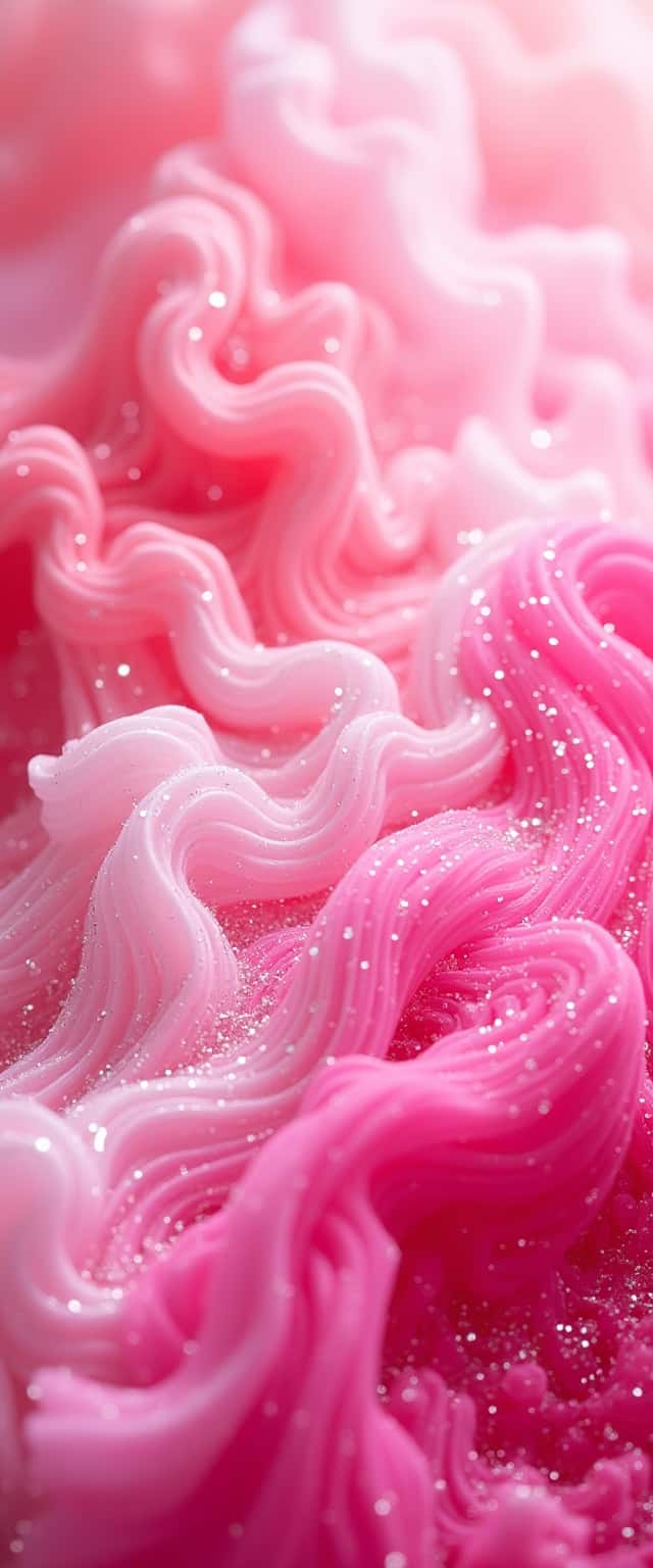 Pink Cascade Sparkle Design Phone Case