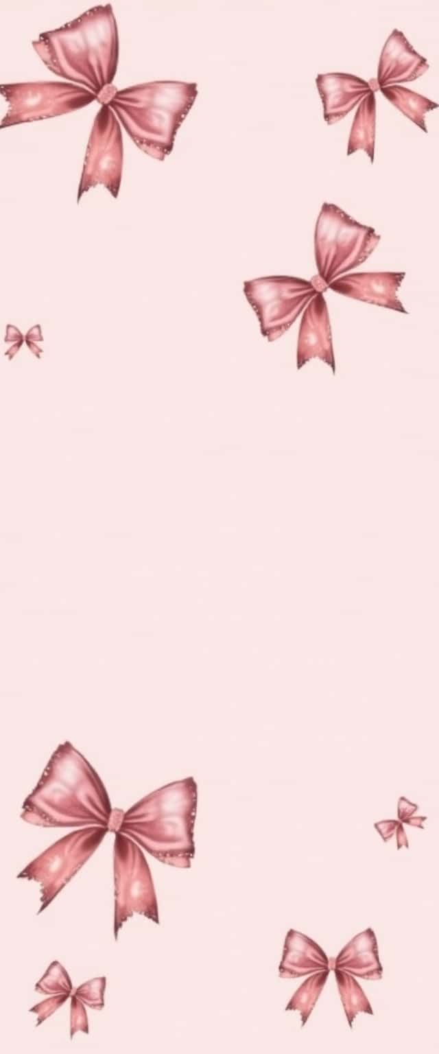 Elegant Pink Bows Pattern Phone Case