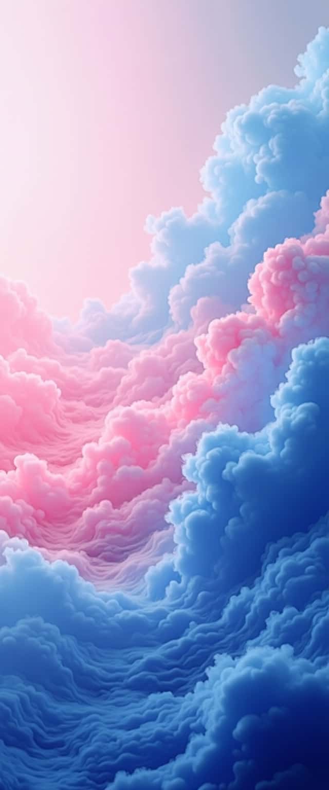 Pink and Blue Dreamscape Phone Case