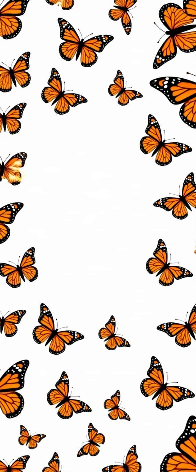 Monarch Butterflies Pattern Design Phone Case