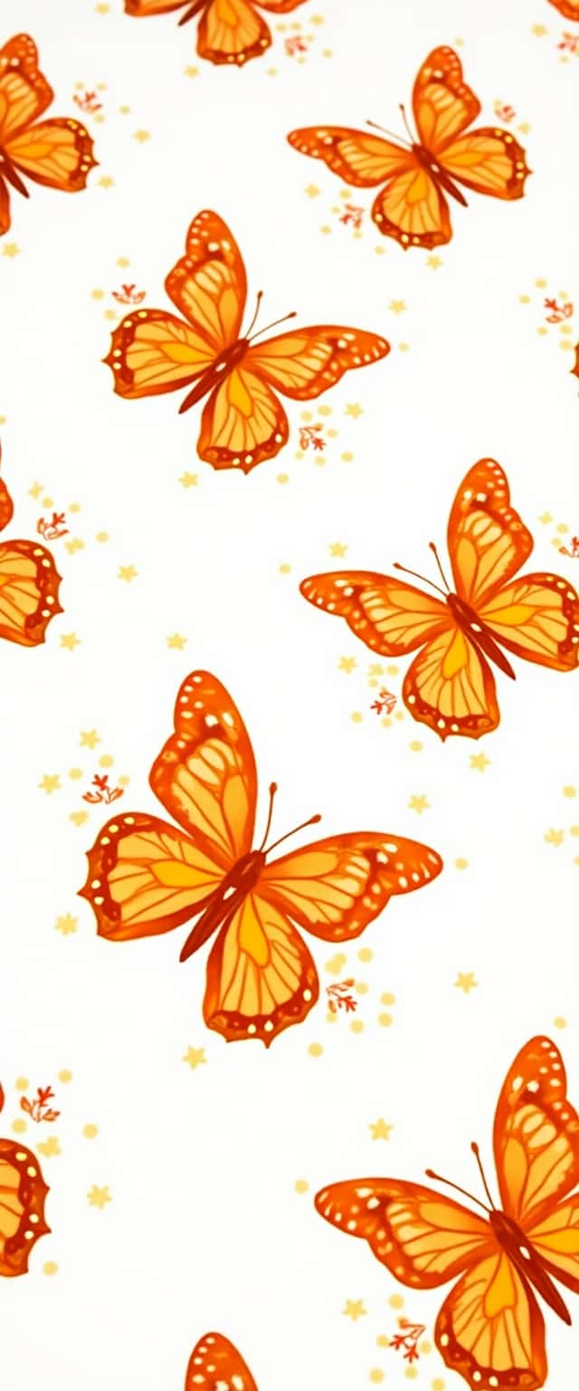 Vibrant Monarch Butterflies Pattern Phone Case Vibrant Monarch Butterflies Pattern Phone Case