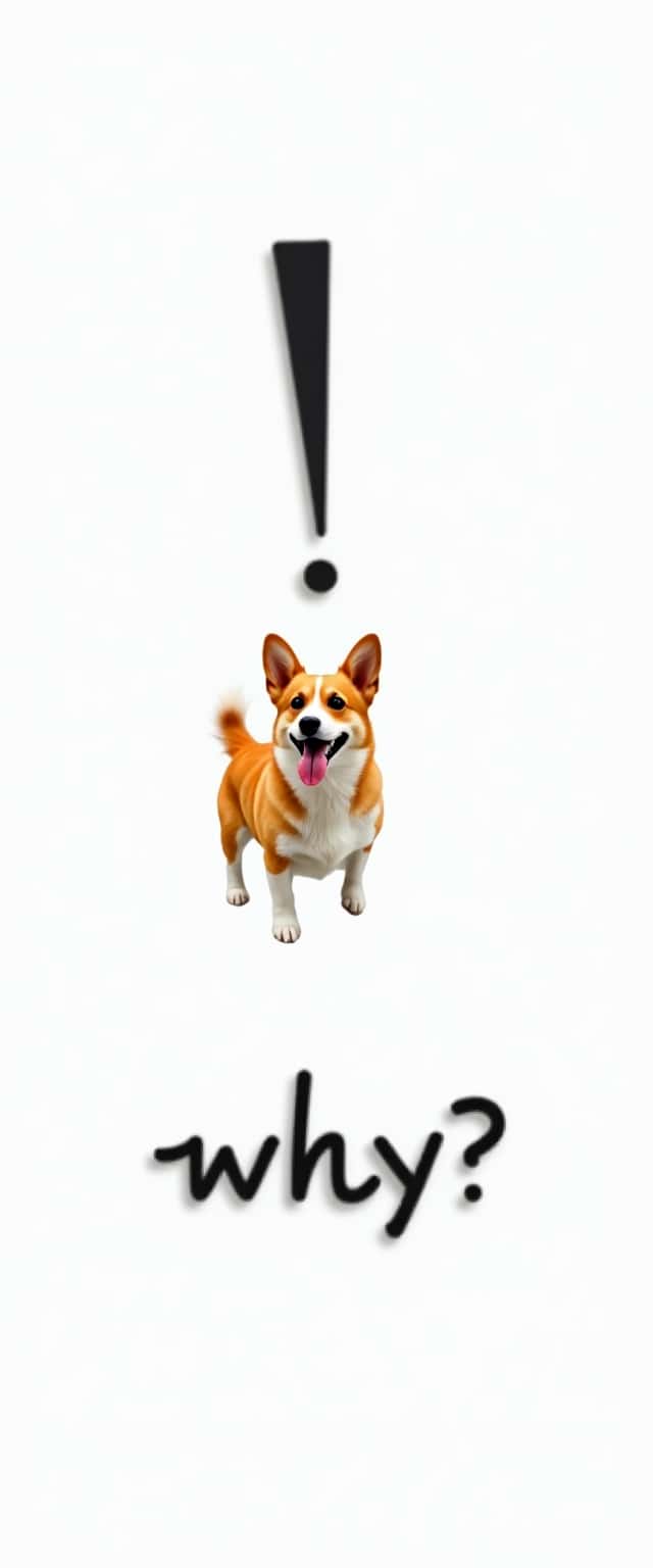 Floating Corgi with Whimsical Text Phone Case
