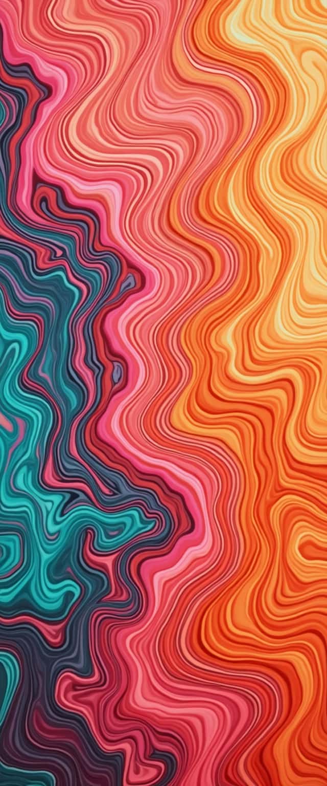 Retro Liquid Swirl Pattern Phone Case