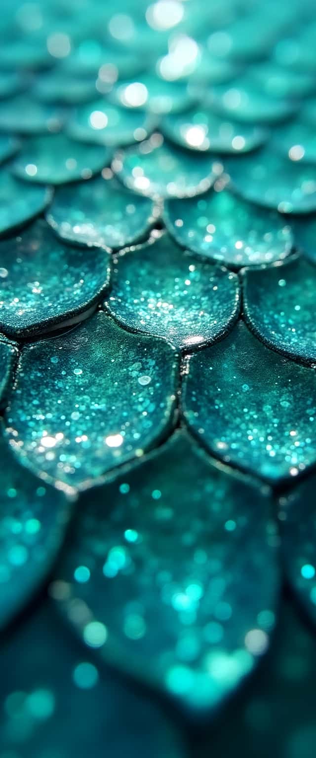 Intricate Mermaid Scales Design Phone Case