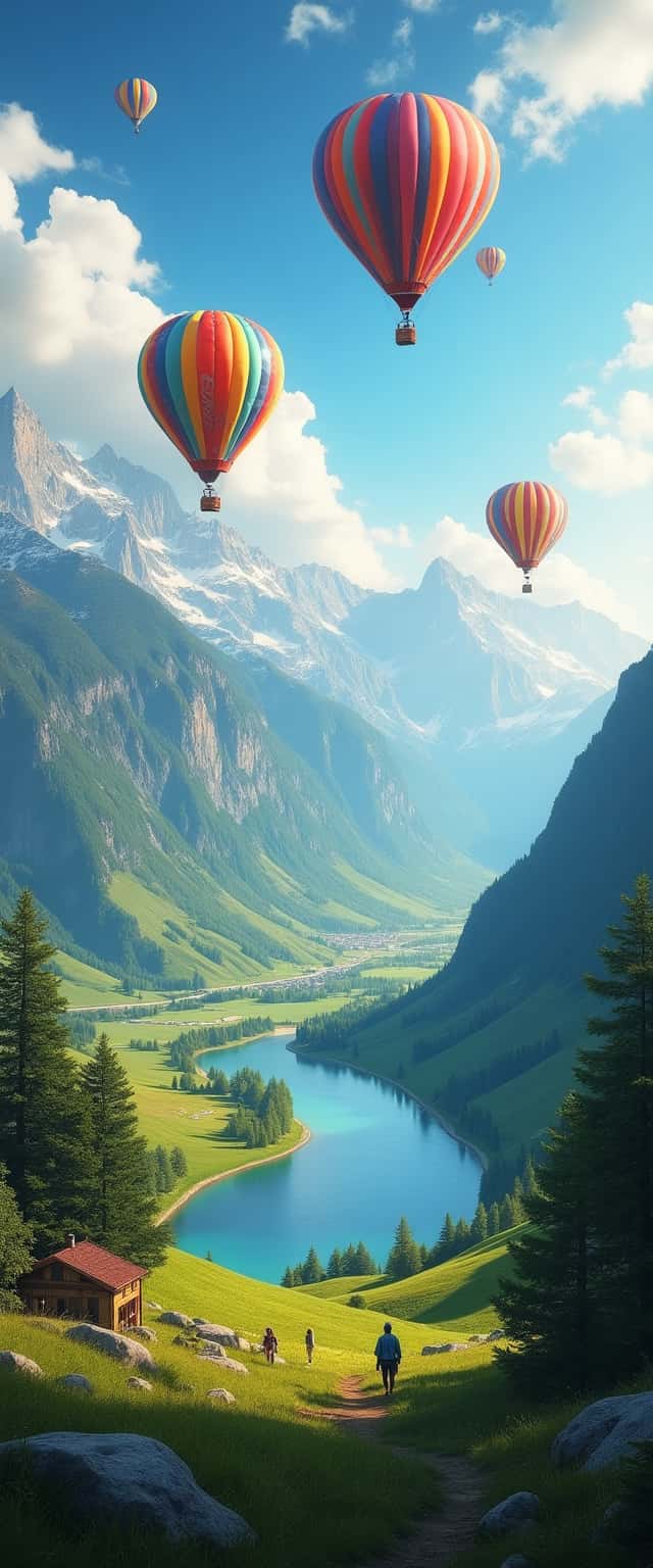 Colorful Adventure Collage Phone Case