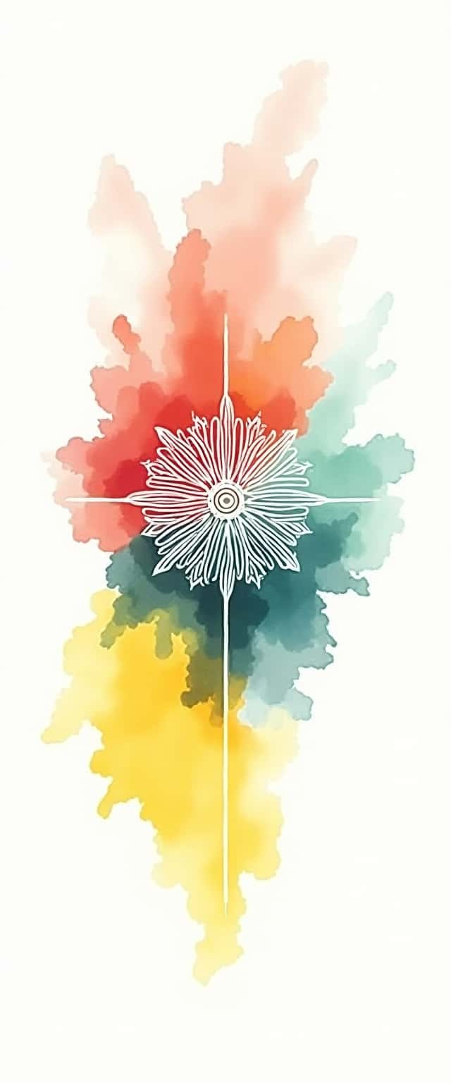 Watercolor Splash Mandala Design Phone Case Watercolor Splash Mandala Design Phone Case