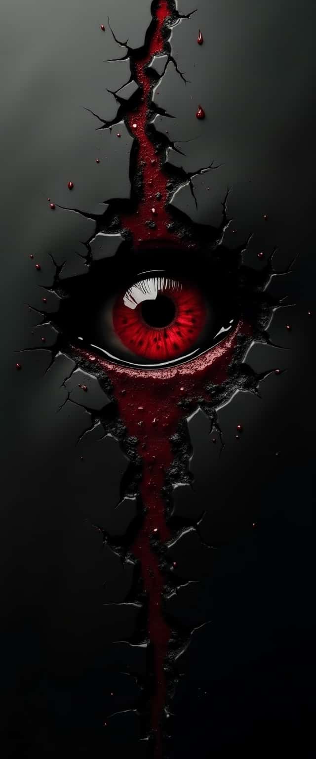 Chaotic Eye of Darkness Design Phone Case