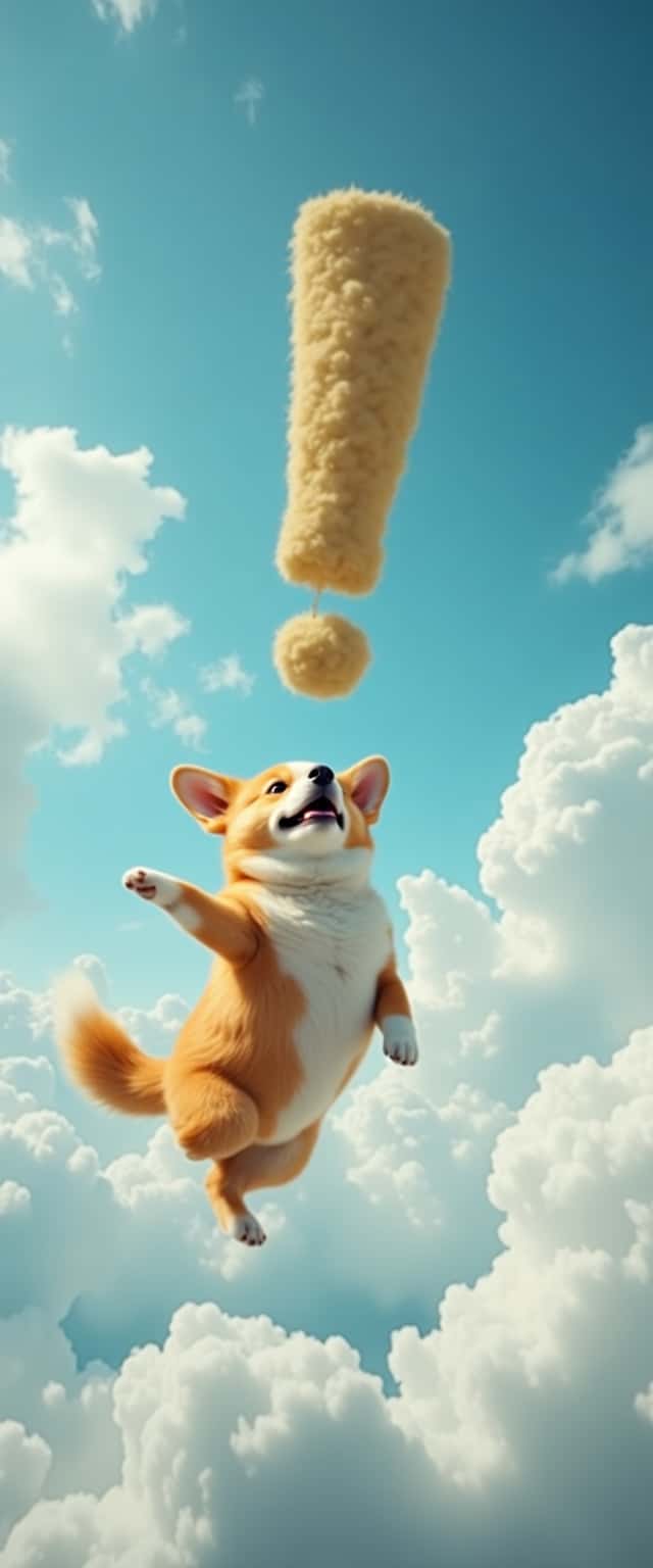 Surreal Corgi in Cloudy Sky Phone Case Surreal Corgi in Cloudy Sky Phone Case