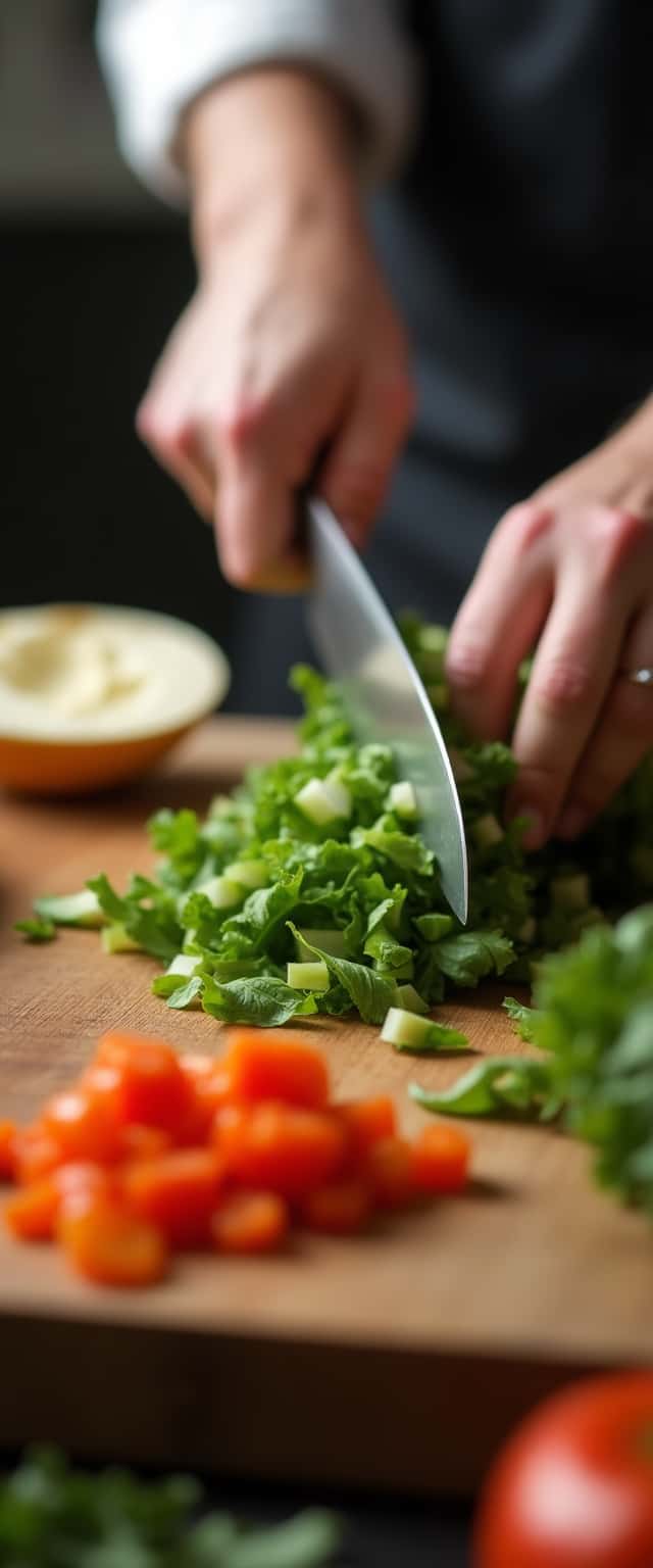 Chef Chopping Fresh Ingredients Phone Case