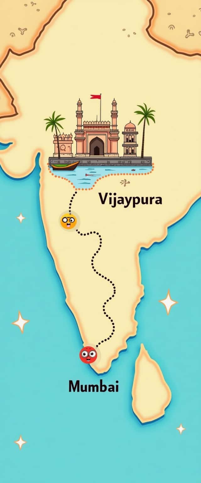 Playful Cartoon Indian Map Phone Case