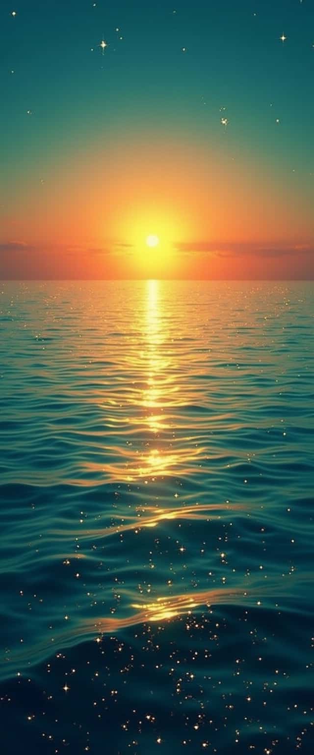 Serene Ocean Sunset Design Phone Case Serene Ocean Sunset Design Phone Case