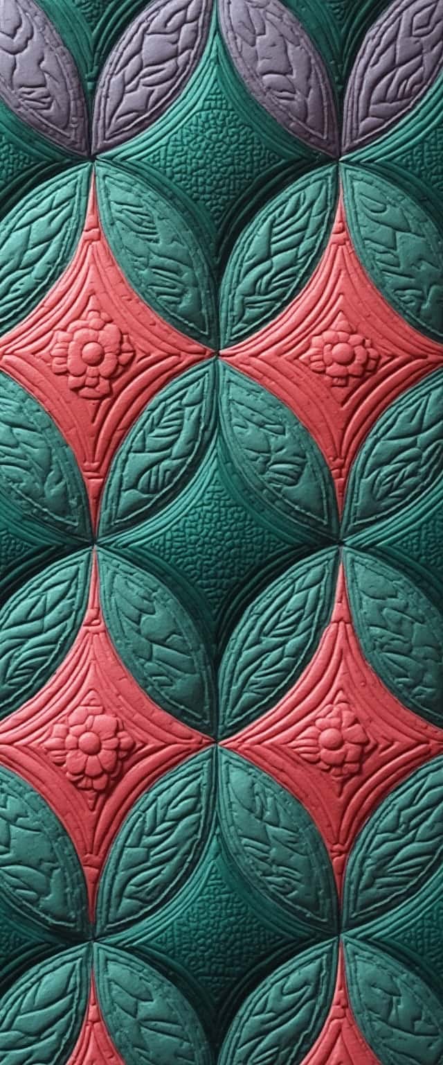 Geometric Swirling Color Design Phone Case