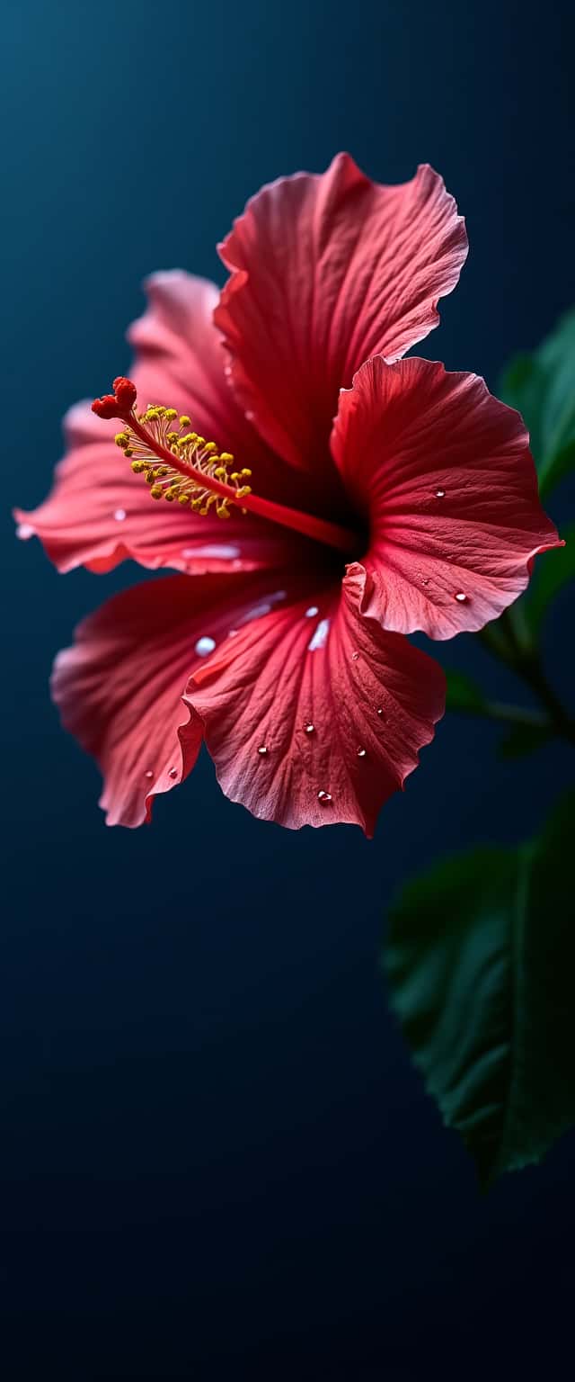Close-Up Hibiscus Flower Design Phone Case Close-Up Hibiscus Flower Design Phone Case