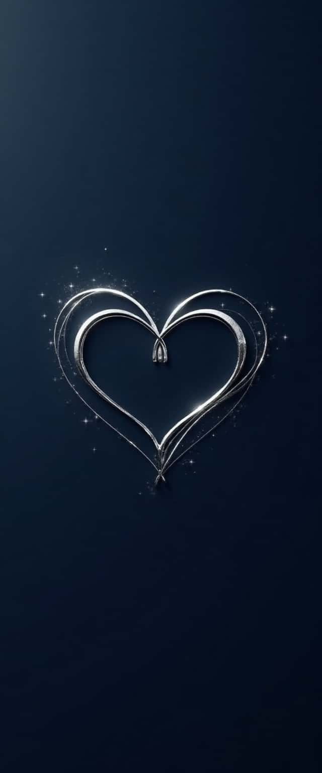stylized heart design Phone Case