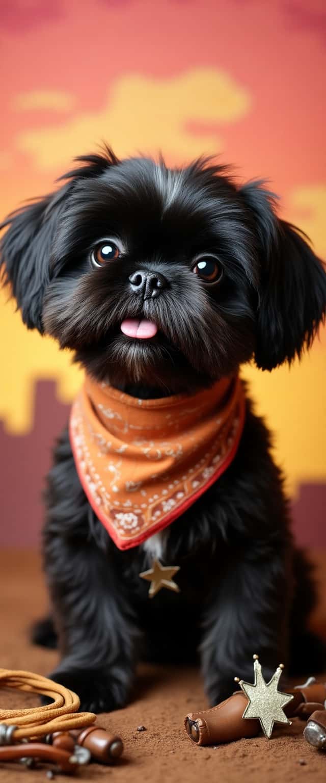 Shih Tzu Cowboy Portrait Phone Case Shih Tzu Cowboy Portrait Phone Case