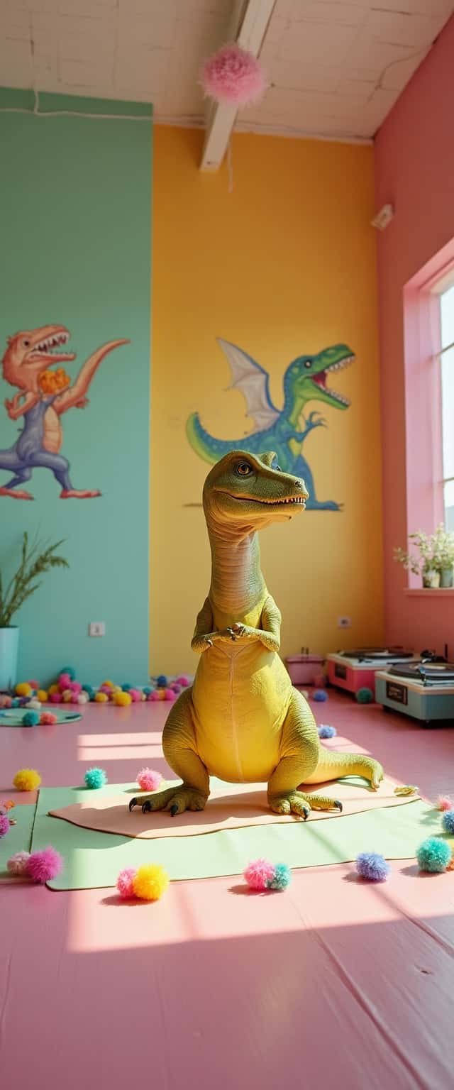 Dinosaur Yoga Studio Design Phone Case