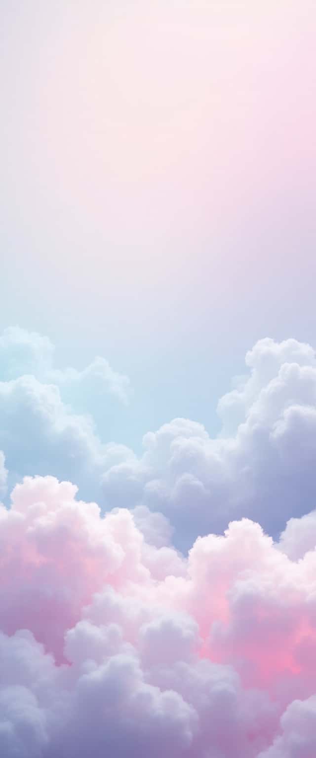 Pastel Gradient Cloud Background Phone Case