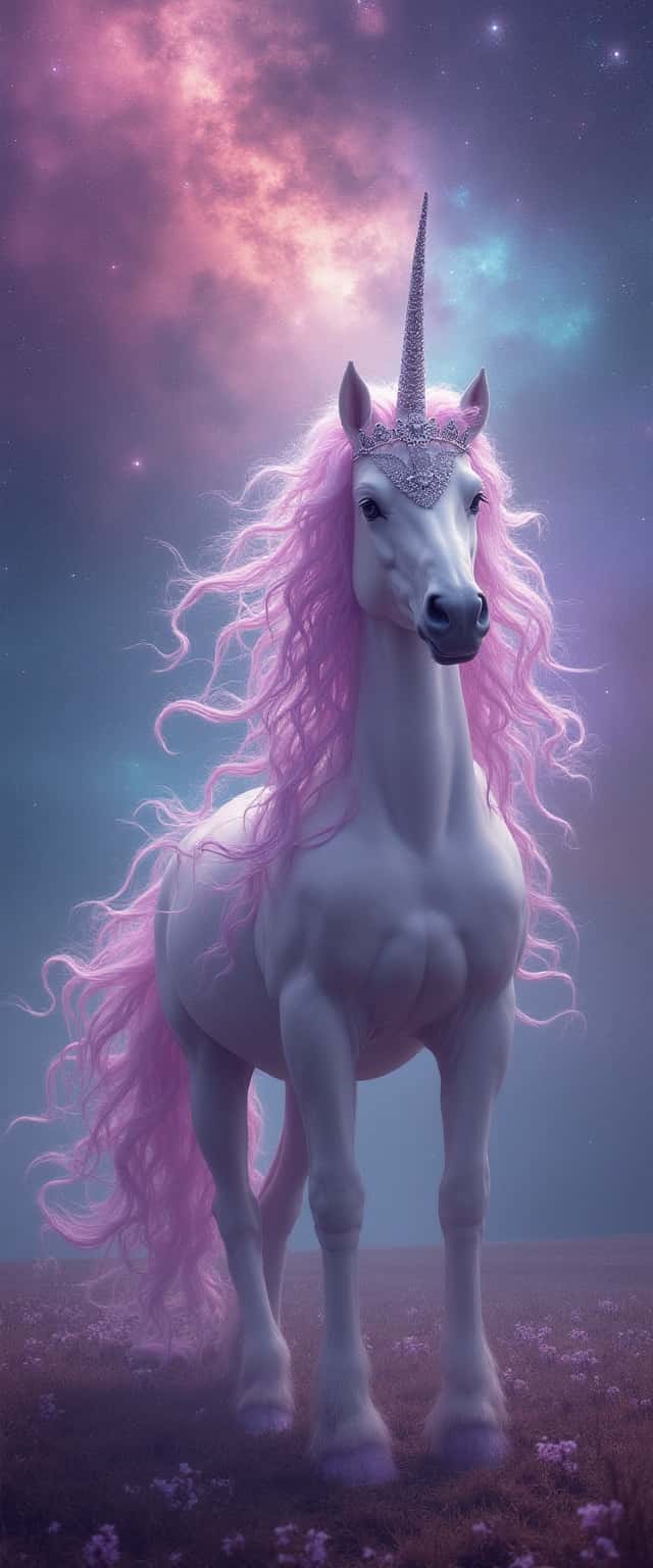 Unicorn Close-Up Portrait Phone Case Unicorn Close-Up Portrait Phone Case