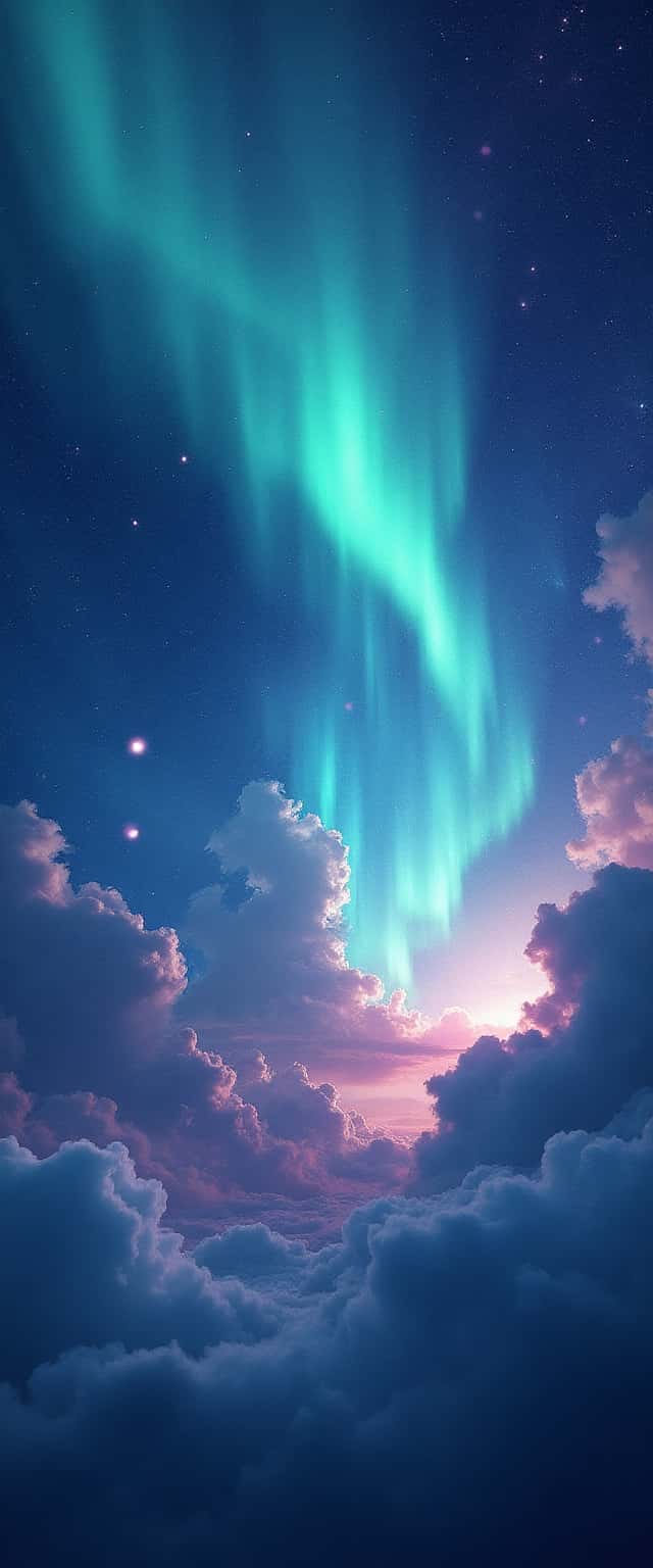 Northern Lights Sky-Scape Phone Case