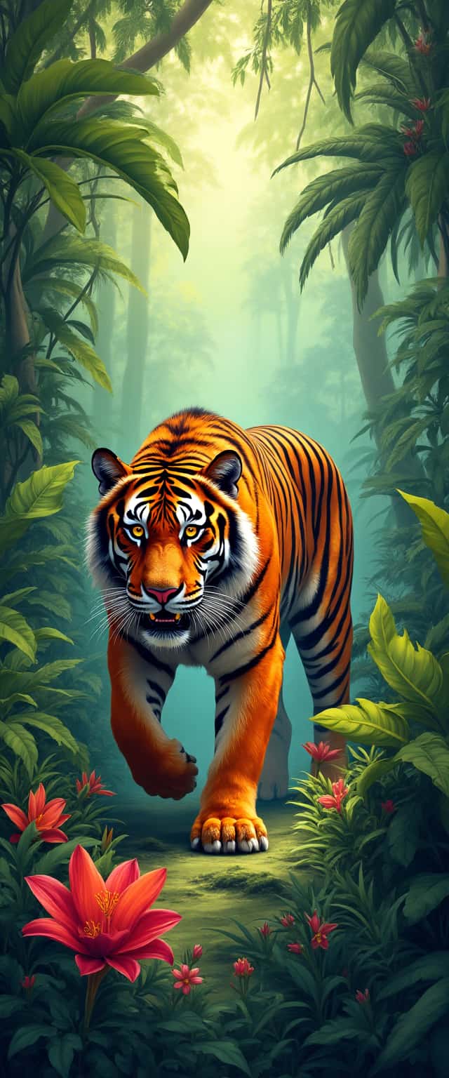 Majestic Tiger in Jungle Phone Case